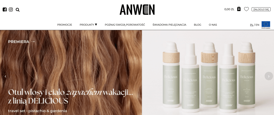 Sklep internetowy anwen